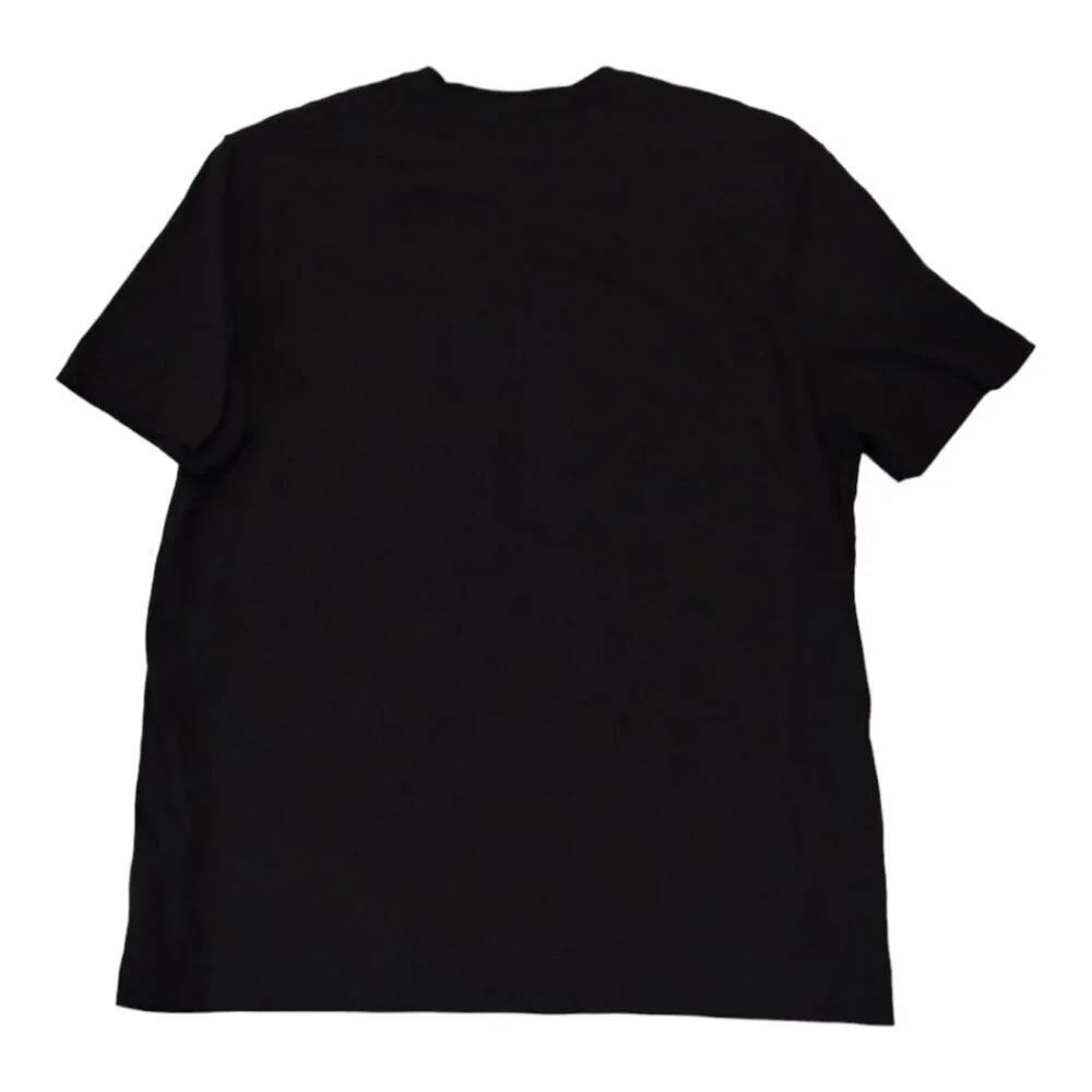 True Religion Mens Logo Graphic‎ Print Crew Neck Short Sleeve Tee Size L Black